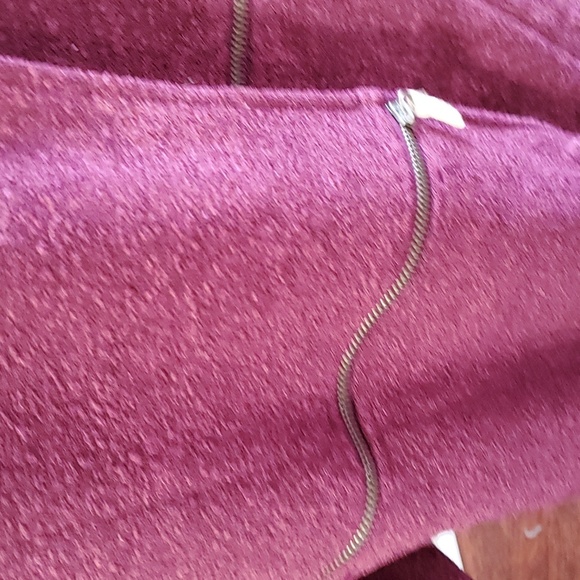 NWOT Soft surroundings woman's purple waterfall jacket sweater size  LX - Picture 5 of 16
